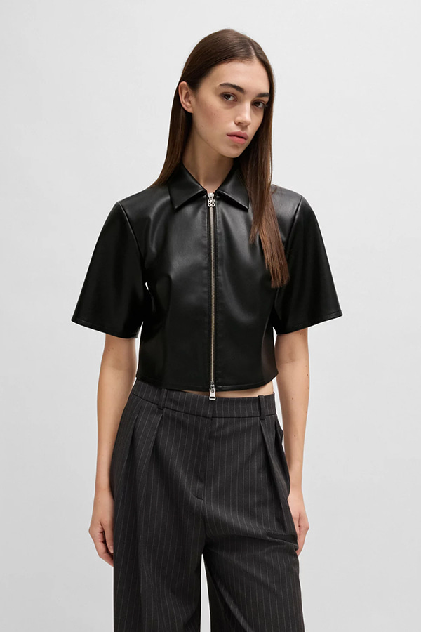 ΜΠΛΟΥΖΑ TOP HUGO - 001 ΜΑΥΡΟ